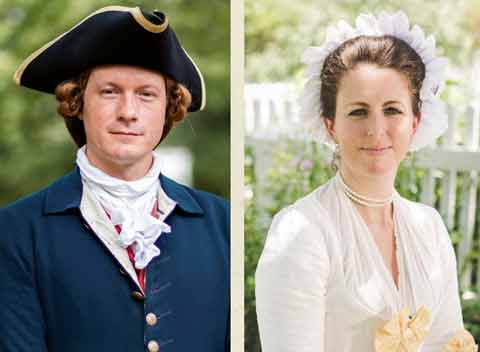 Thomas Jefferson and Martha Washington actors for Urbanna's Founders Day